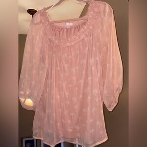 LC Lauren Conrad Pink Blouse